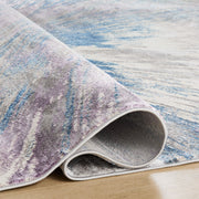 Darica Blue Purple Splatter Paint - T2021 - 5' x 8'