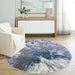 Darica Blue Purple Splatter Paint - T2021 - 8' Round