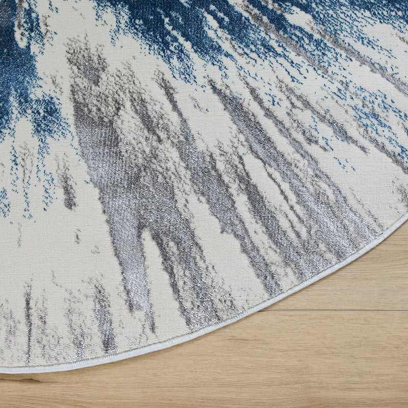 Darica Blue Purple Splatter Paint - T2021 - 8' Round