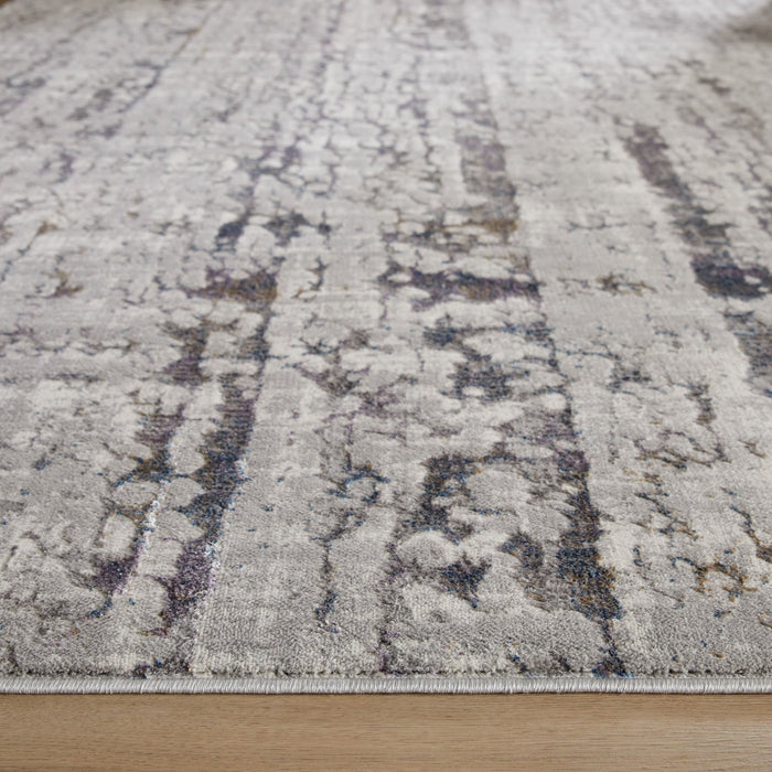 Darica Gray Blue Monochromatic - T2022 - 5' x 8'
