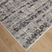 Darica Gray Blue Monochromatic - T2022 - 5' x 8'