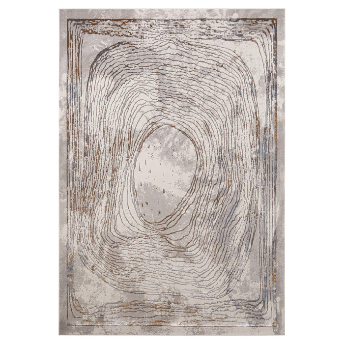 Darica Gray Linear Geometric - T2025 - 5' x 8'