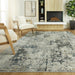 Darica Gray Blue Painterly - T2026 - 7' x 9'