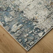 Darica Gray Blue Painterly - T2026 - 5' x 8'