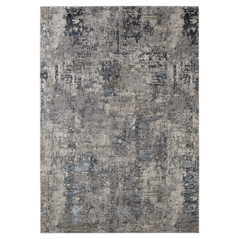 Darica Gray Blue Painterly - T2026 - 5' x 8'