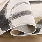 Fatima Gray Black Swirl - T2027 - 5' x 8'