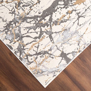 Fatima Gray Splatter Paint - T2028 - 5' x 8'