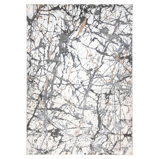 Fatima Gray Splatter Paint - T2028 - 5' x 8'