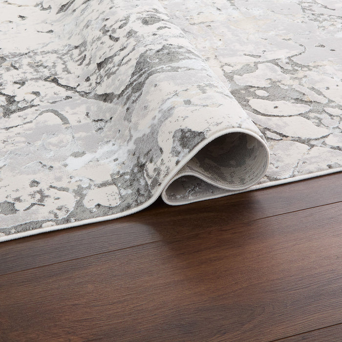 Fatima Gray Splatter Paint - T2029 - 8' x 11'