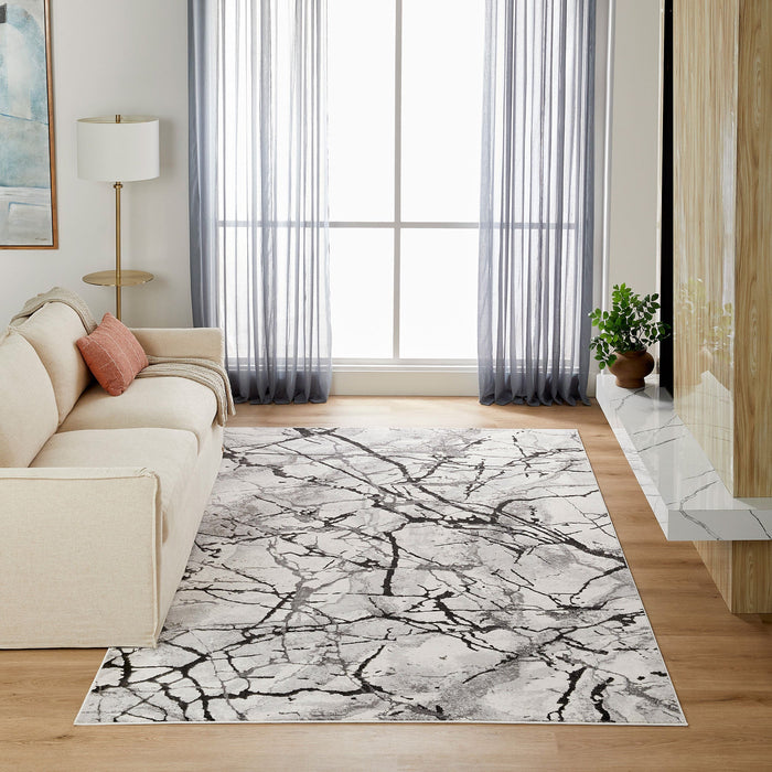 Fatima Gray Marble Striations - T2030 - 8' x 11'
