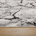 Fatima Gray Marble Striations - T2030 - 2' x 3'