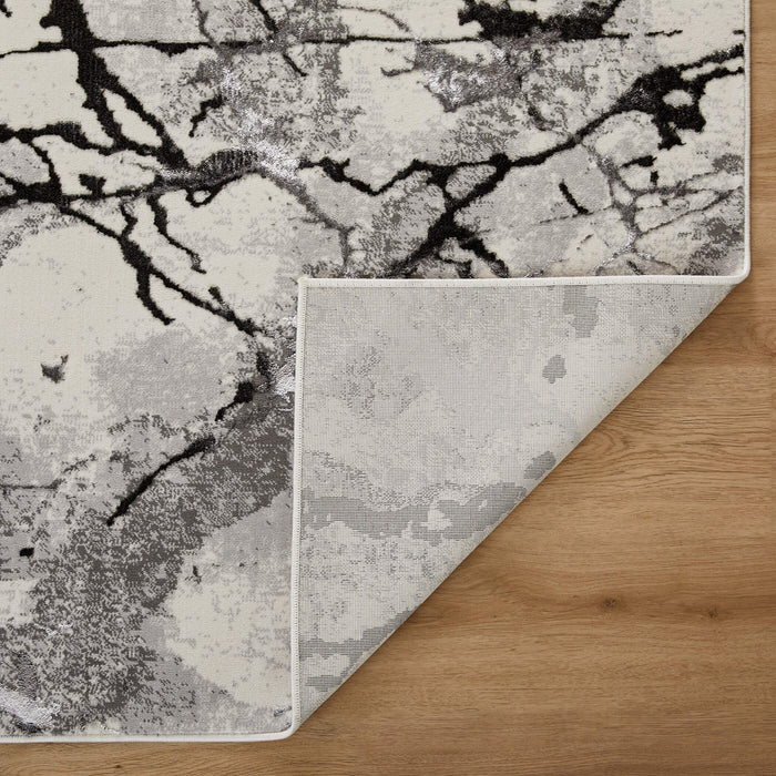 Fatima Gray Marble Striations - T2030 - 5' x 8'