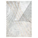 Fatima Gray Black Linear Geometric - T2031 - 7' x 9'