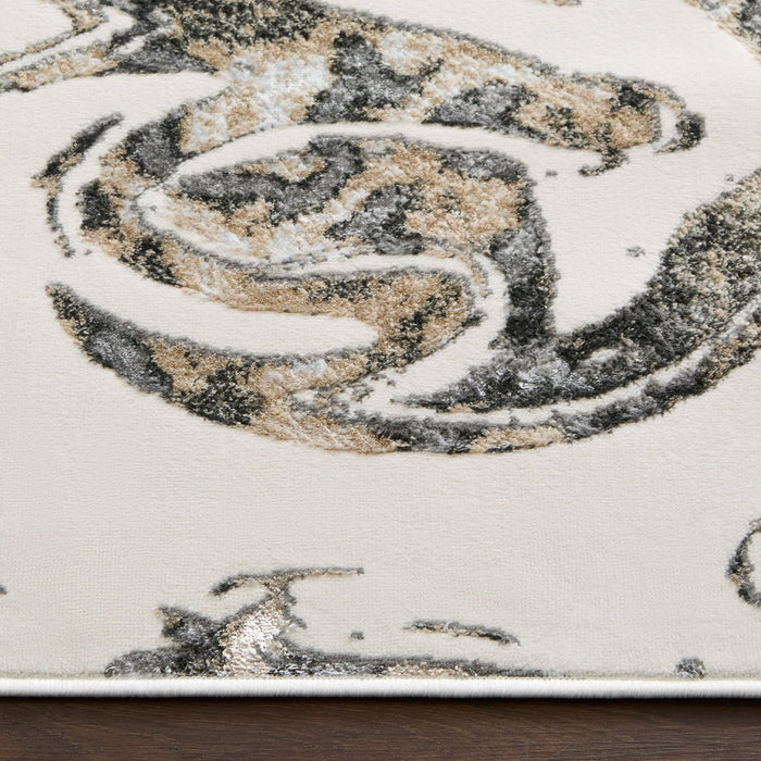 Fatima Black Beige Marbled - T2032 - 8' x 11'