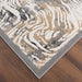 Fatima Black Beige Linear Swirl - T2033 - 10' x 13'