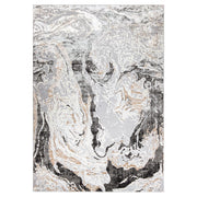 Fatima Gray Black Marbled - T2034 - 5' x 8'