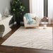Fatima Beige Linear Swirl - T2037 - 5' x 8'
