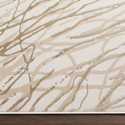 Fatima Beige Linear Swirl - T2037 - 5' x 8'