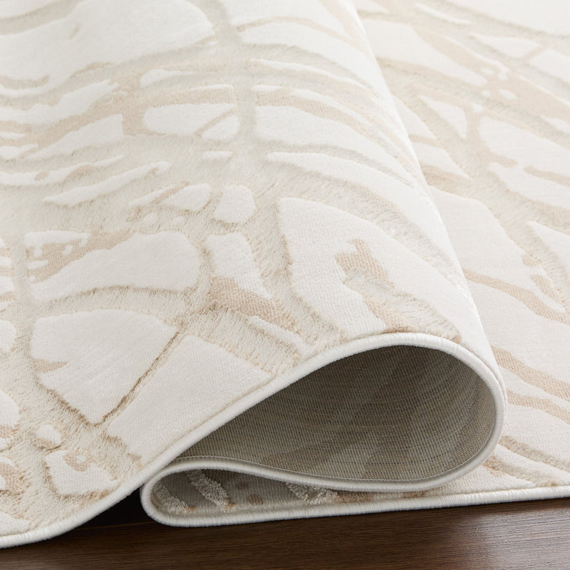 Fatima Beige Linear Swirl - T2037 - 5' x 8'