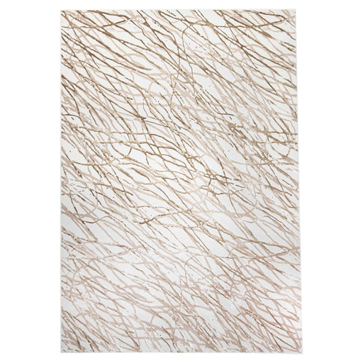 Fatima Beige Linear Swirl - T2037 - 5' x 8'