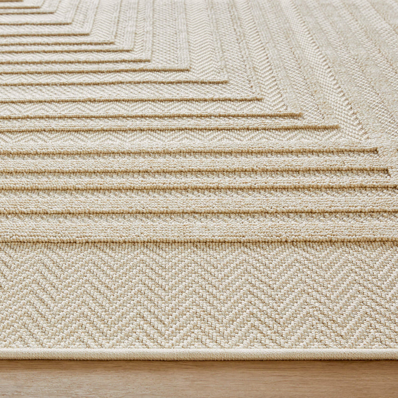 Laid Back Luxe Ivory Geometric - T2038 - 5' x 8'