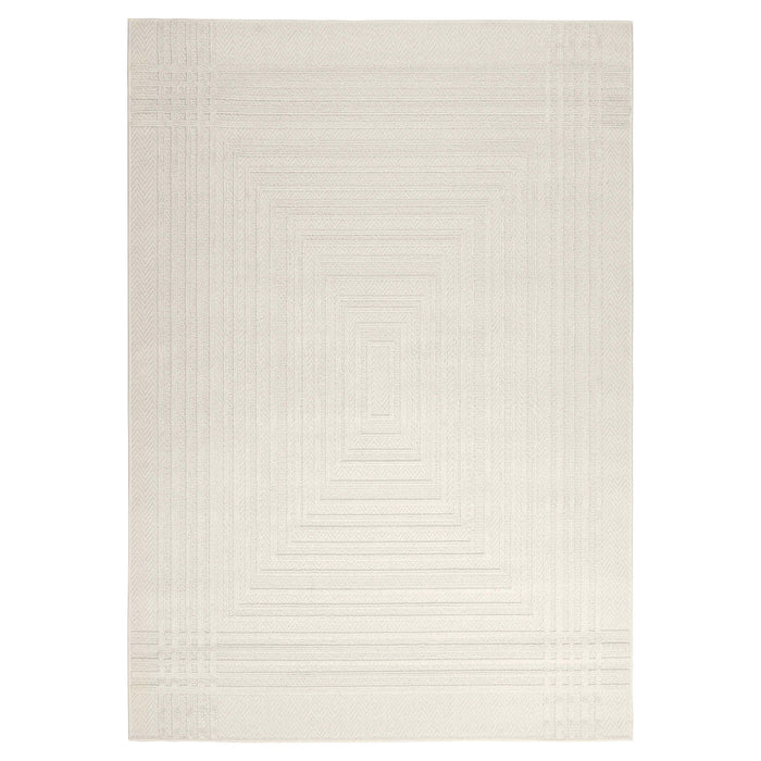 Laid Back Luxe Ivory Geometric - T2038 - 10' x 13'