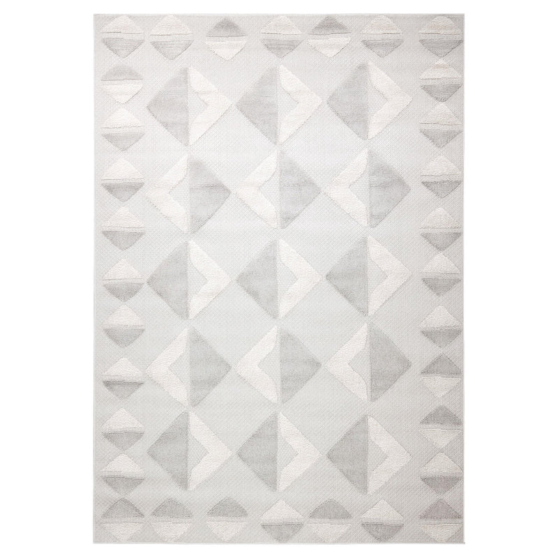 Forza Gray Geometric - T2039 - 5' x 8'