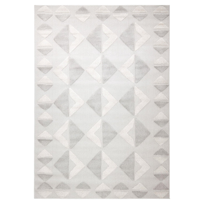 Forza Gray Geometric - T2039 - 5' x 8'