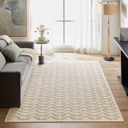 Forza Ivory Chevron Herringbone - T2040 - 5' x 8'