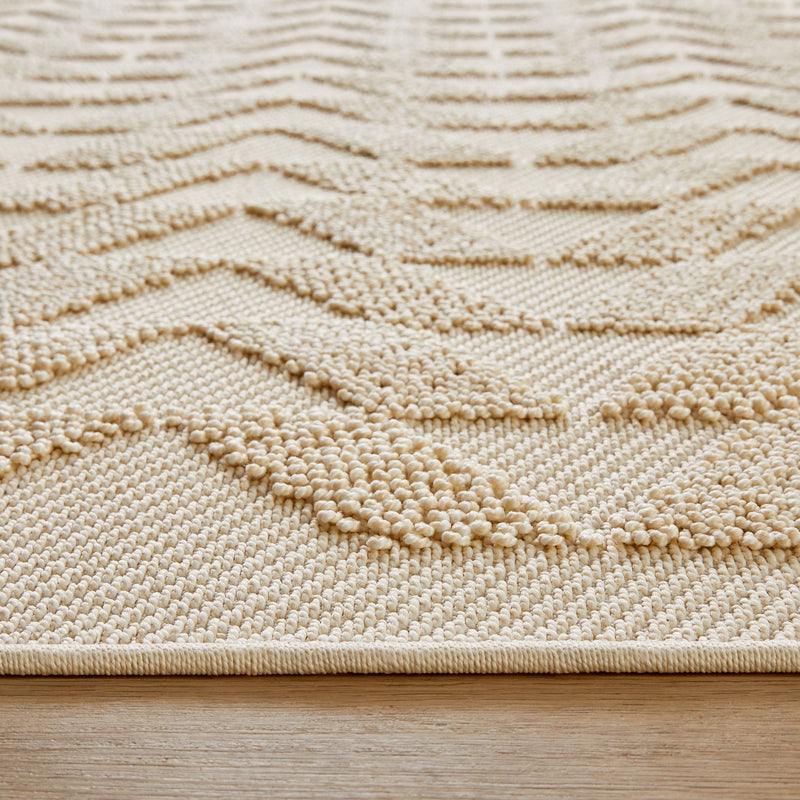 Forza Ivory Chevron Herringbone - T2040 - 5' x 8'