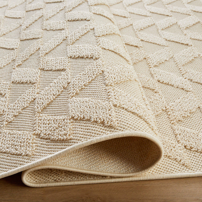 Forza Ivory Chevron Herringbone - T2040 - 5' x 8'