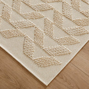 Forza Ivory Chevron Herringbone - T2040 - 5' x 8'