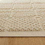 Forza Ivory Checkerboard - T2041 - 3' x 8' Runner