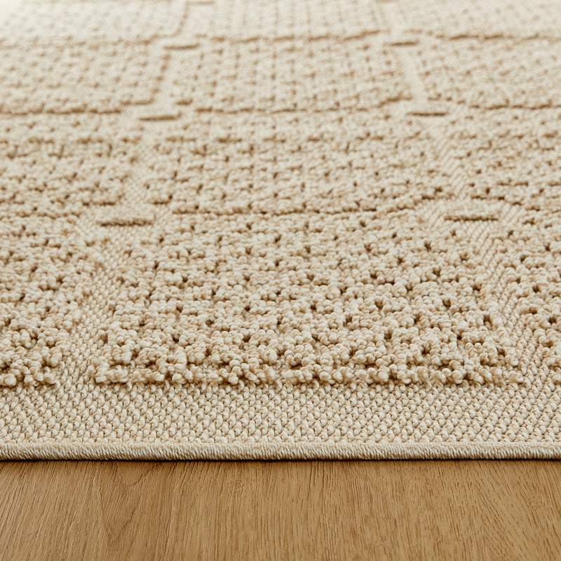 Forza Ivory Checkerboard - T2041 - 3' x 8' Runner