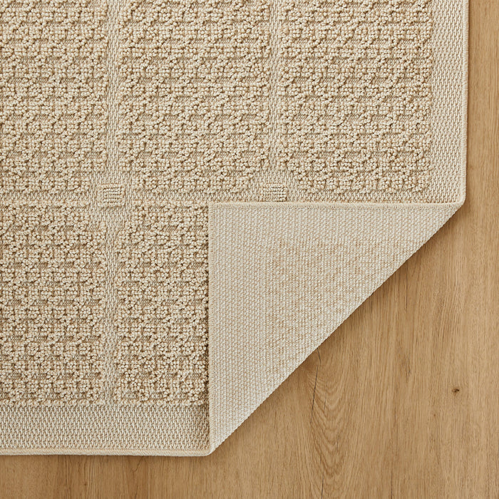 Forza Ivory Checkerboard - T2041 - 3' x 8' Runner