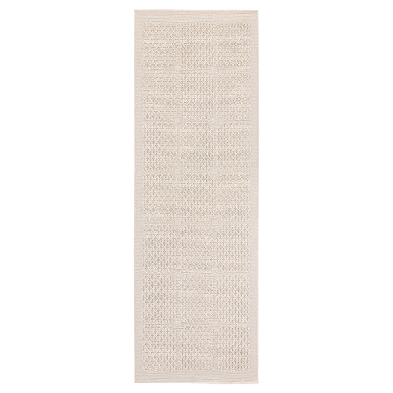 Forza Ivory Checkerboard - T2041 - 3' x 8' Runner