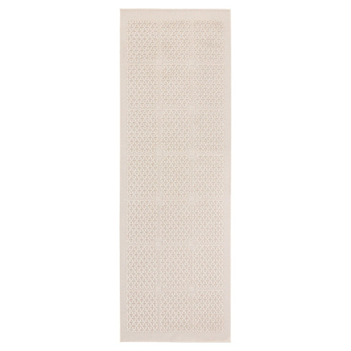 Forza Ivory Checkerboard - T2041 - 3' x 8' Runner