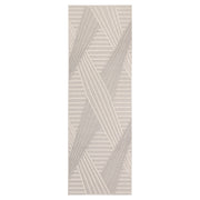 Laid Back Luxe Gray Linear - T2042 - 3' x 8' Runner