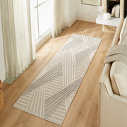 Laid Back Luxe Gray Linear - T2042 - 3' x 8' Runner
