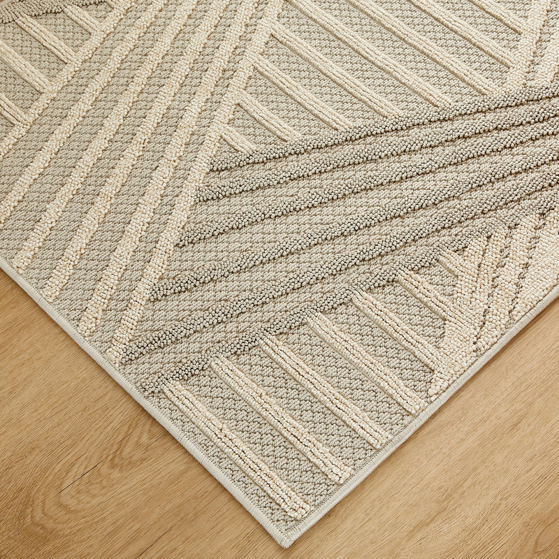 Laid Back Luxe Gray Linear - T2042 - 3' x 8' Runner