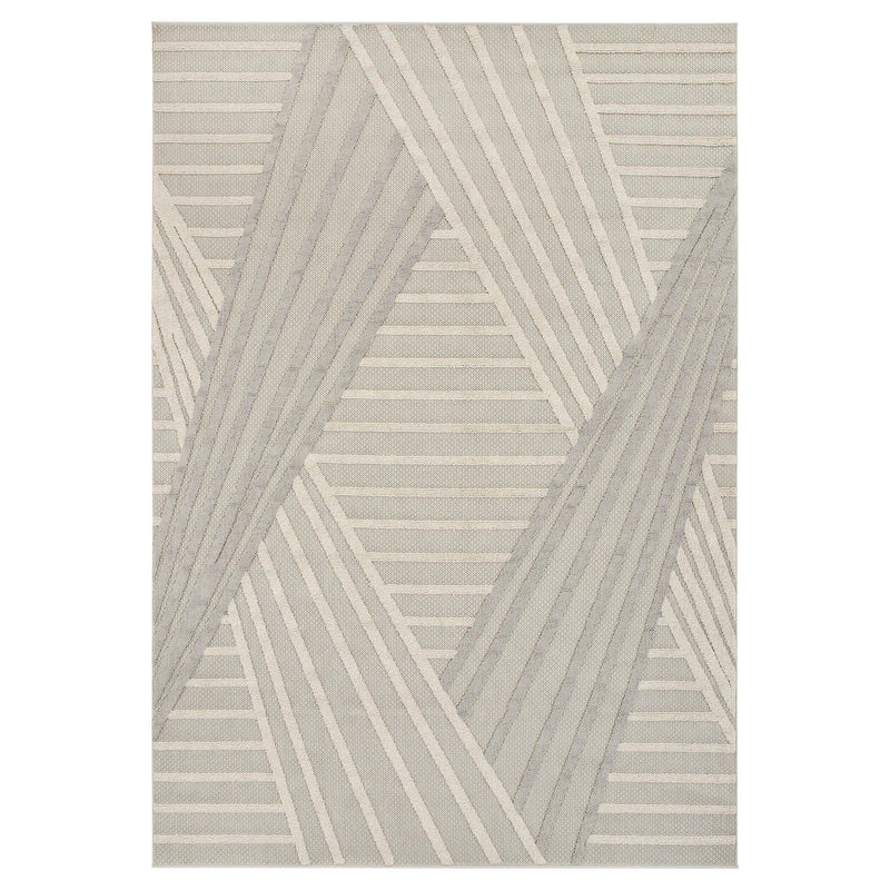 Laid Back Luxe Gray Linear - T2042 - 5' x 8'