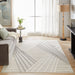 Laid Back Luxe Gray Linear - T2042 - 5' x 8'