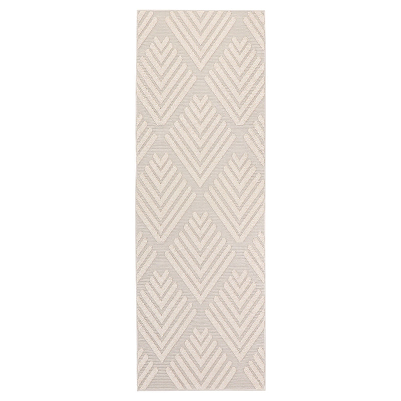 Laid Back Luxe Gray Geometric - T2044 - 3' x 8' Runner