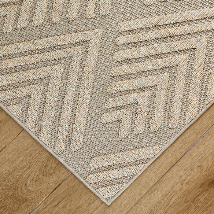 Laid Back Luxe Gray Geometric - T2044 - 3' x 8' Runner