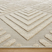 Laid Back Luxe Gray Geometric - T2044 - 5' x 8'