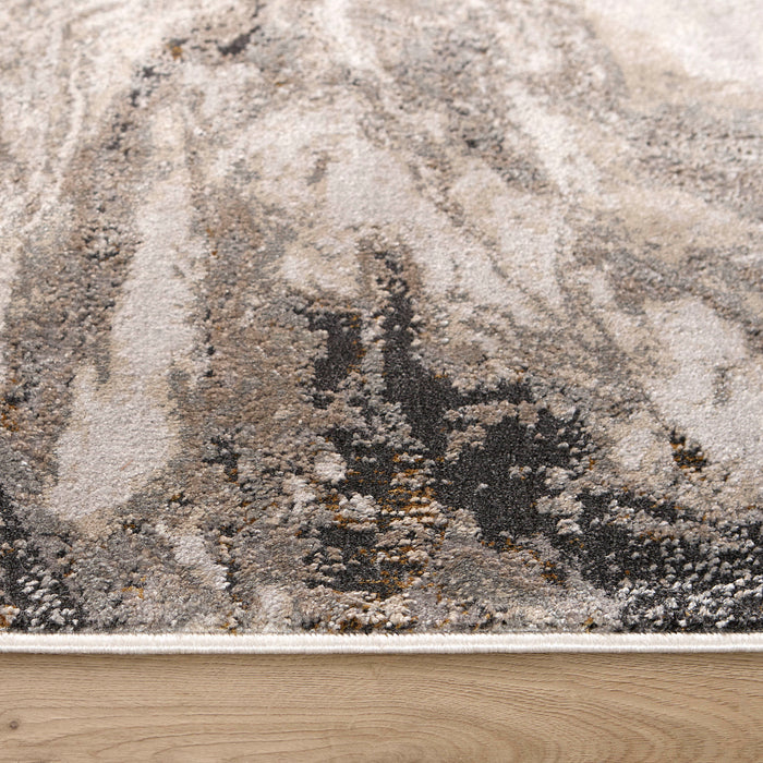 Hadim Brown Marbled - T2045 - 3' x 8' Runner