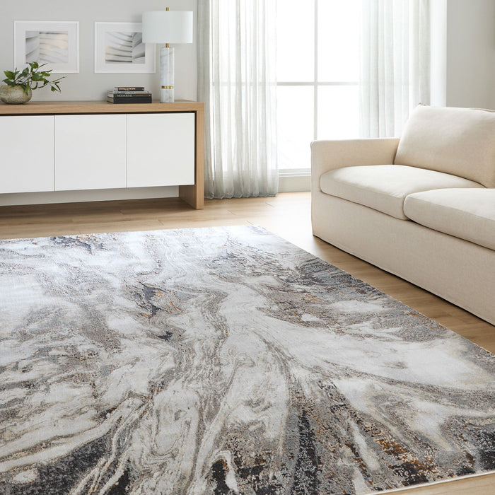 Hadim Brown Marbled - T2045 - 5' x 8'