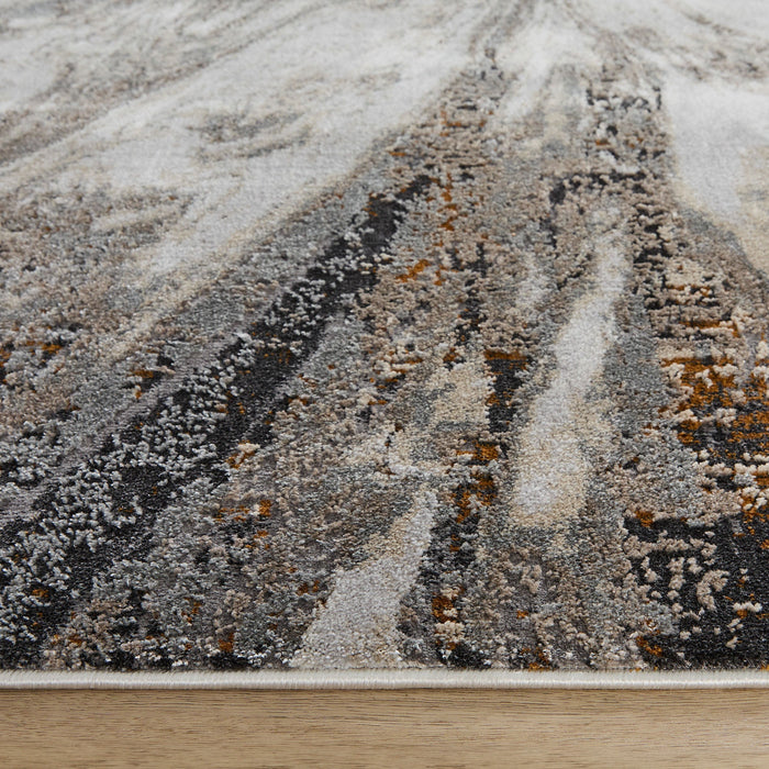 Hadim Brown Marbled - T2045 - 10' x 13'