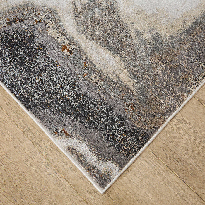 Hadim Brown Marbled - T2045 - 5' x 8'