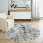 Hadim Brown Marbled - T2045 - 7' Round